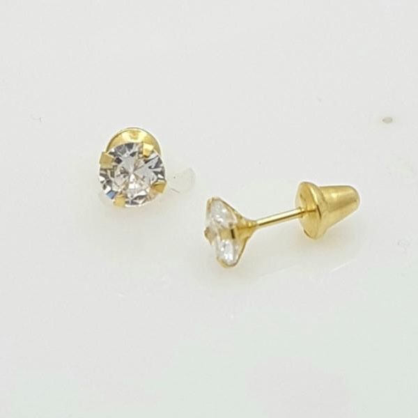 Zarcillos de Zircon 10mm