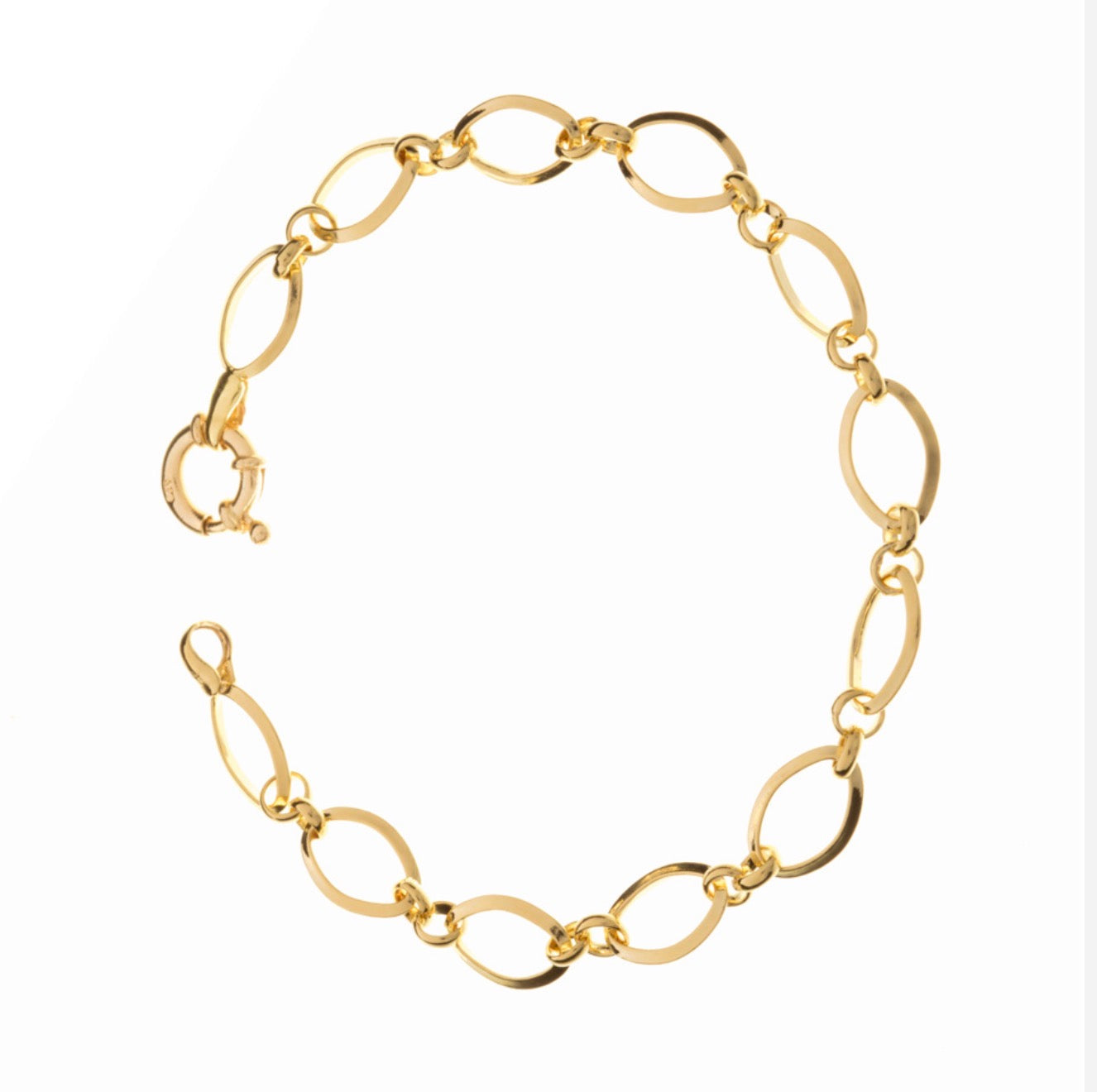 Pulsera PaperClip Ovalada
