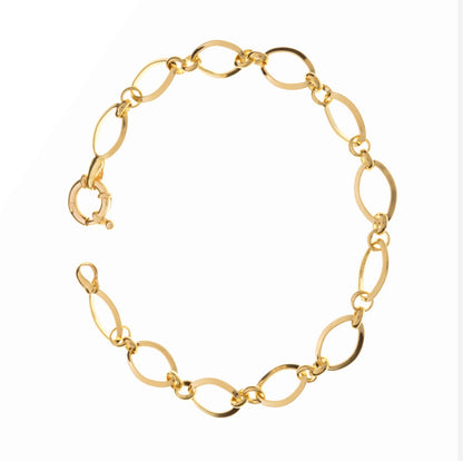 Pulsera PaperClip Ovalada