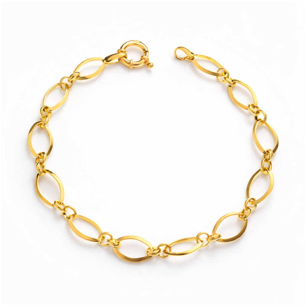 Pulsera PaperClip Ovalada