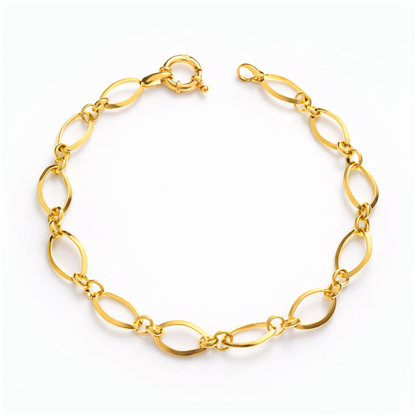Pulsera PaperClip Ovalada