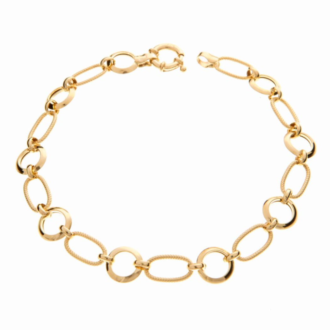 Pulsera Paper Clip Ovalada