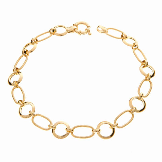 Pulsera Paper Clip Ovalada