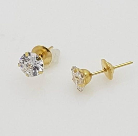 Zarcillos de Zircon 12mm